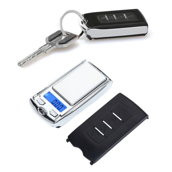 

mini jewelry scales car key design electronic digital portable pocket scale for gold jewelries herbs with retail package 200g/0.01g 100g/0.0