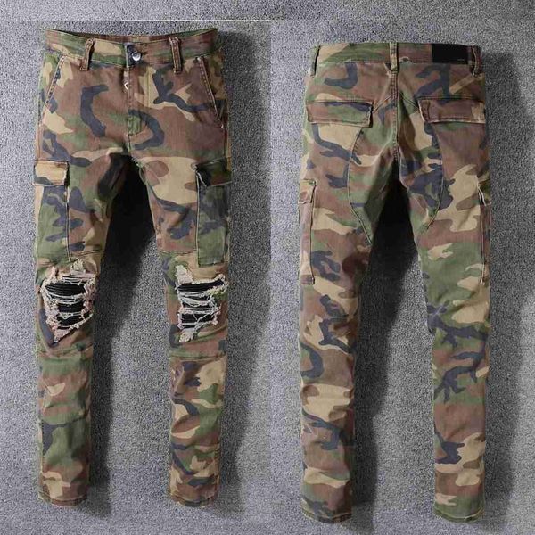 

2023 new arrivals mens luxury designer denim jeans holes trousers jean coolguy biker pants man clothing #536, Blue