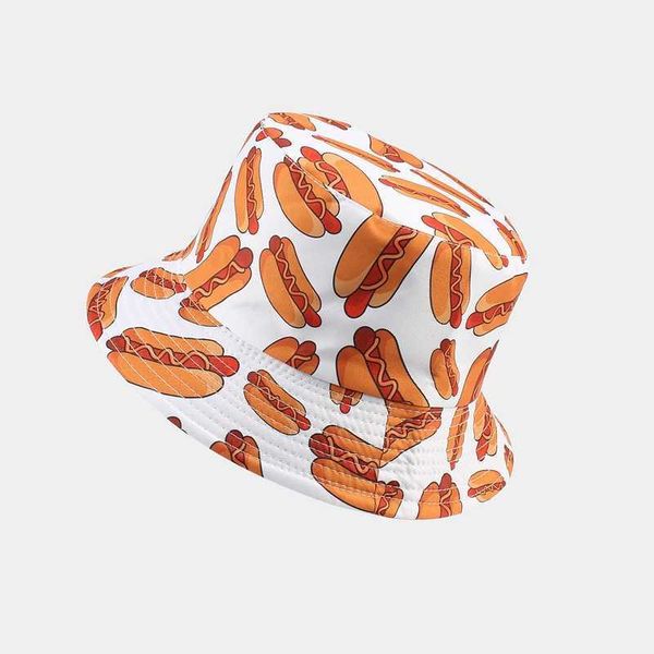 

wide brim hats 2022 panama bucket hats og print fisherman hat summer sun hats for women men reversible fishing cap aa230414, Blue;gray