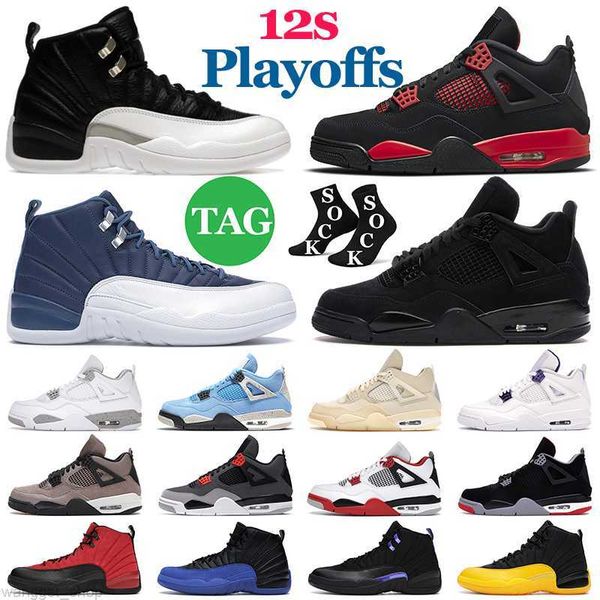 

mens basketball shoes men womens trainers 4s red thunder black cat sail bred 12s playoffs royalty taxi utility flu game outdoor sports good