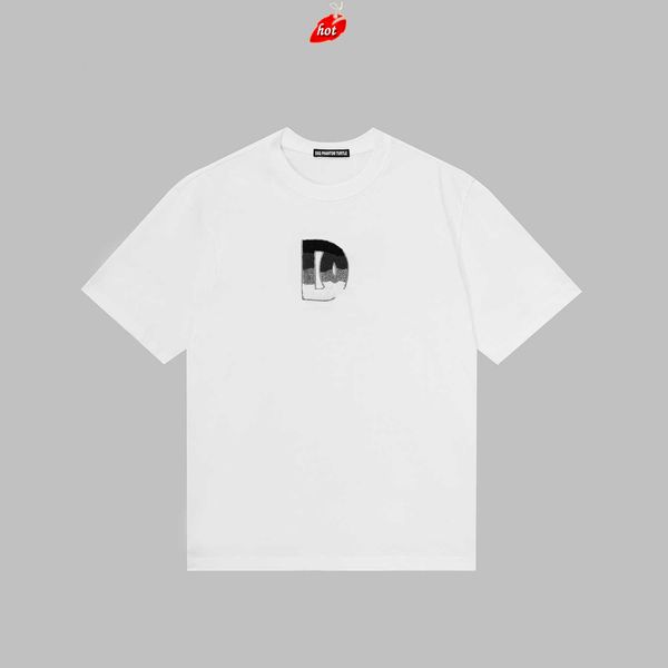 

mens t-shirts men's black white round-neck t-shirt with brand embroidery 68606 dsquare 2 d2 dsqs dsq2s 8pr5, White;black