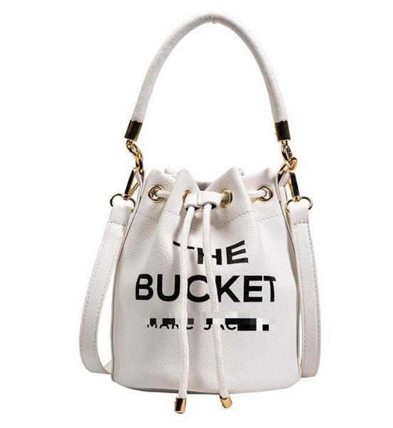 

fashion marc bucket bags new style womens mens the tote buckets handbag luxury pull closure drawstring with shoulder strap designer clutch s, Black;red