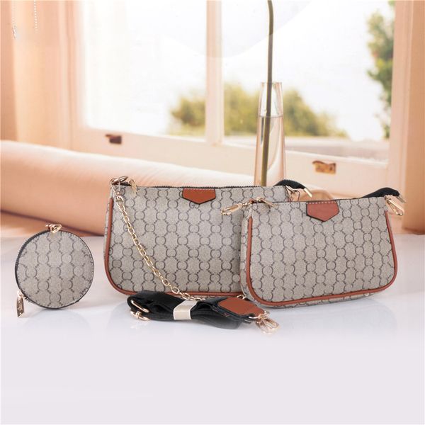 

Handbag 2023 three-piece Luxury Designer Bag with box Women's Handbag Women's Designer Tote Bag Mother Bag Shopping Bag One Shoulder G8815, Q3