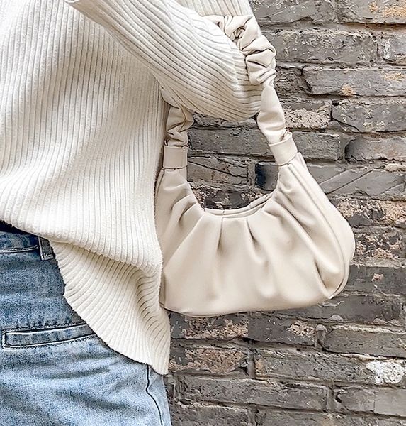 

new special pleated bag, armpit bag, cross-body bag, tote