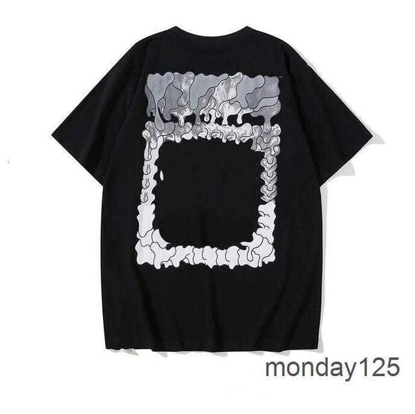 

men's t-shirts summer t shirt mens womens designersoff t-shirts loose tees man casual luxurys clothing streetwear shorts sleeve polos t, White;black