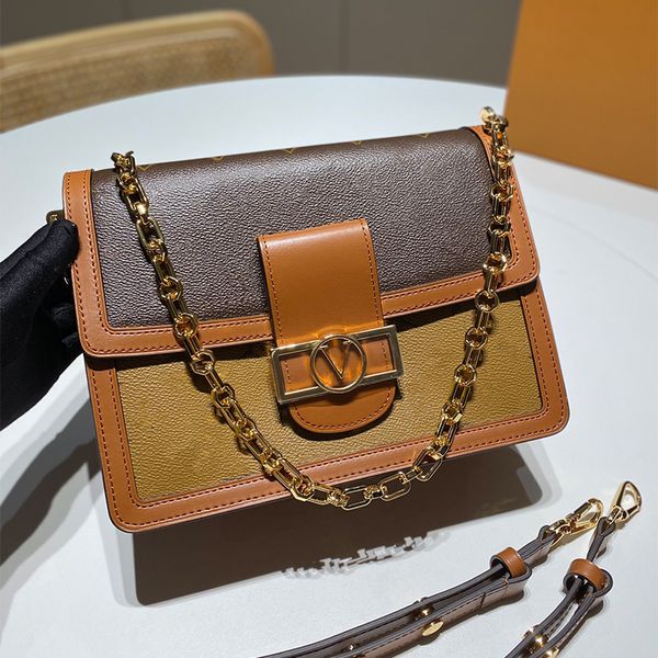 

2024 designer cross body Fashion Makeup Bag, Deep brown