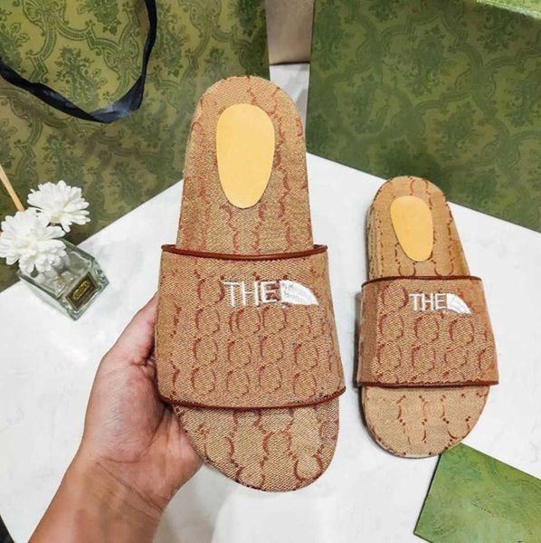 

designer slides men women slippers dust bag printing leather platform shoes fashion luxury summer sandals beach sneakers slipper, Black