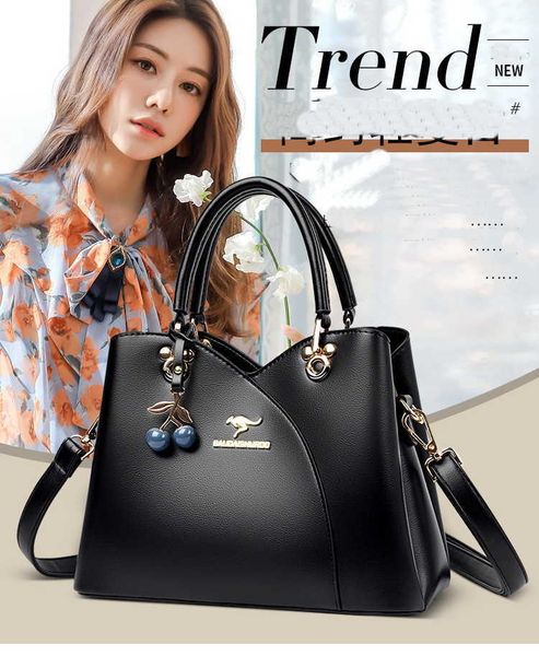

hbp 2023 spring and summer tote bag splicing geometry middle-aged mother's handbag simple and versatile large capacity women's sho