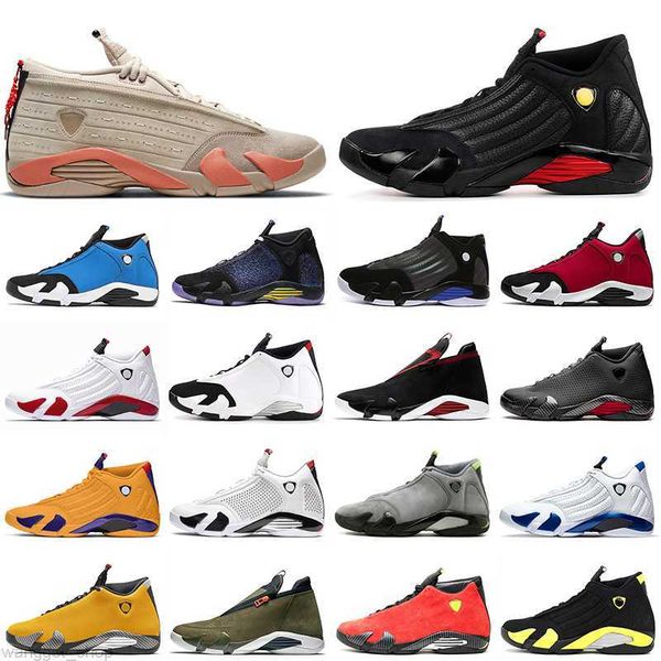 

14s basketball shoes 14 men clot hyper royal candy cane chameleon gym blue university gold last slight graphite mens trainers sports good, Black