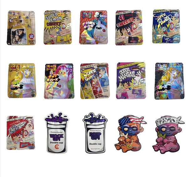 

packaging bags lemon cherry 41 super mambaz mylar plastic bag