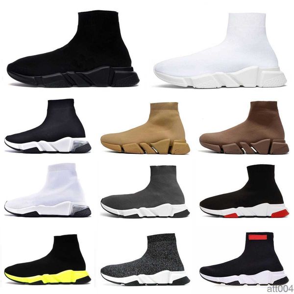 

sell speeds 20  shoe platform sneaker men women designer tripler paris socks boots black white blue light sliver ruby graffiti vintage bei