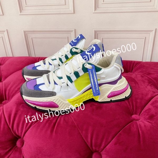

new women fashion sports shoes white rainbow heel trainer womens casual runner sneakers outdoor2023, Black