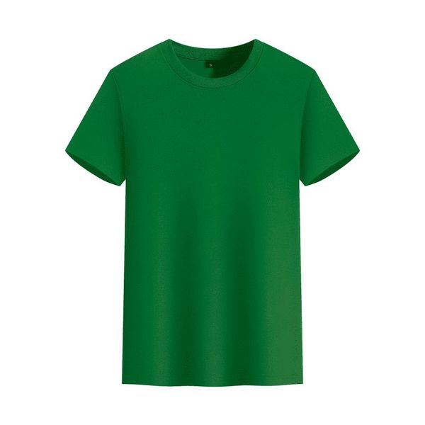 

new sports outdoor clothing fan summer round neck men green t-shirt, Black