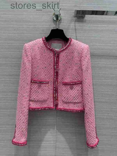 

women's jackets designermilan runway jackets 2023 spring o neck long sleeve panelled women's coats designer brand same style outer, Black;brown