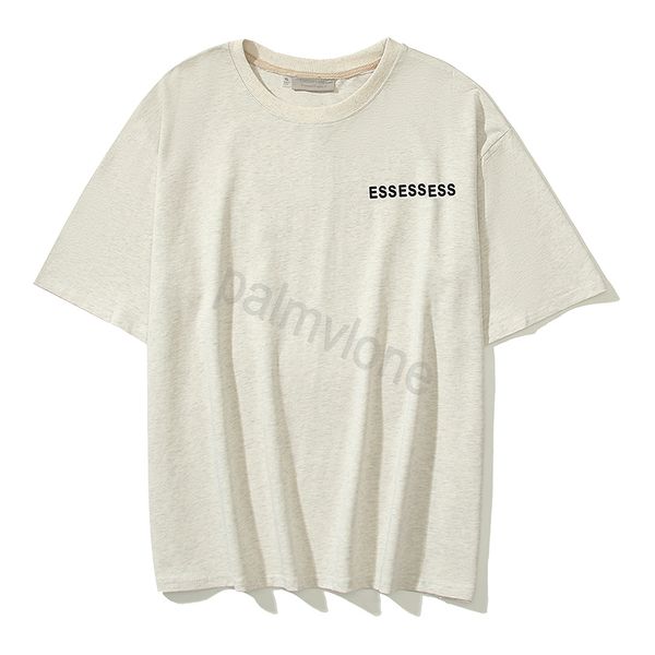 

designer men's fearof god t shirt letter print summer fashion essentialsss t shirt short sleeve shirt loose large casual t shirt with c, White;black