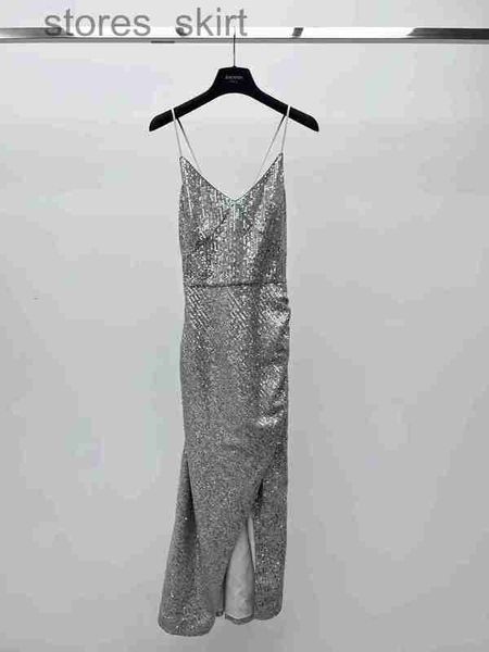 

runway dresses designermilan runway dresses 2023 spring summer spaghetti strap woman designer dress brand same style dress 0312-1 69dl, Black