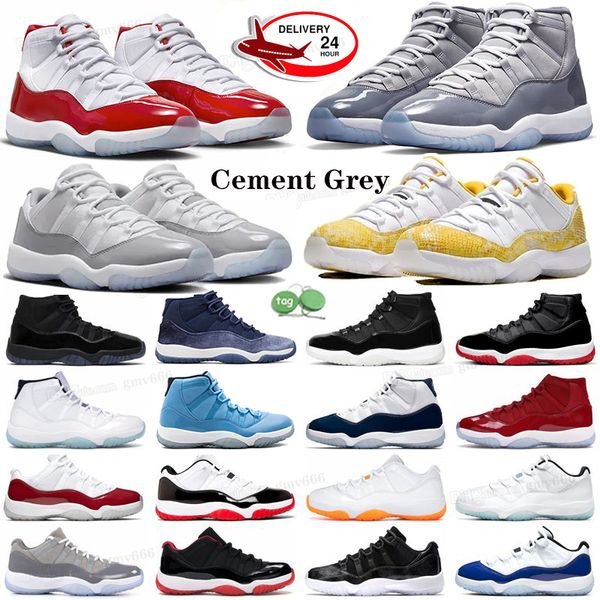 

11 jumpman basketball shoes men women 11s cherry cool grey midnight navy dmp retro yellow snakeskin jubilee 25th anniversary concord cement