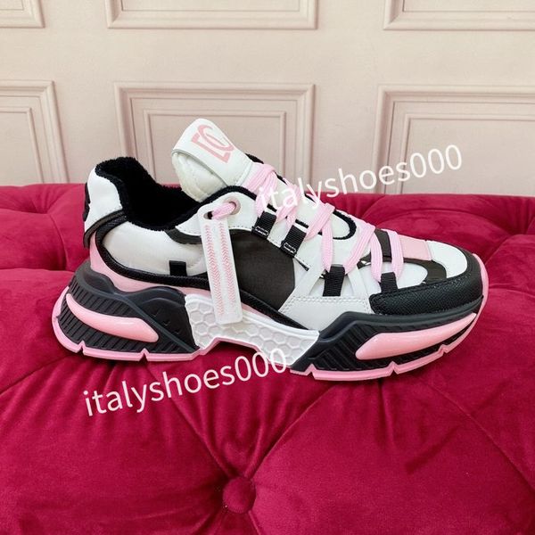 

2023new mens fashion sports shoes white rainbow heel trainer womens casual runner sneakers outdoor, Black
