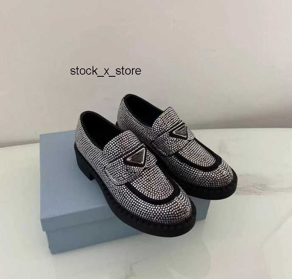 

2022 satin sling dress shoes with crystals satin crystals series slippers sandals loafers muller shoes upper with heat-sealed crystalssize 3, Black