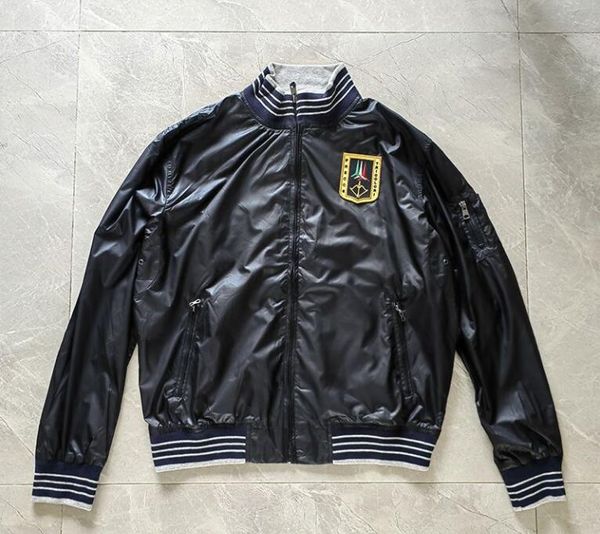 

am air force jackets zipper embroidery italy windbreaker men designer jacket women coats long sleeve oversized, Black;brown