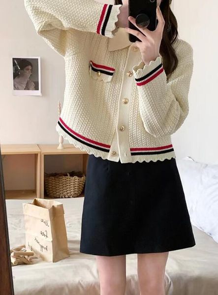 

women's jackets sandro woman's knit coatigan |, Black;brown