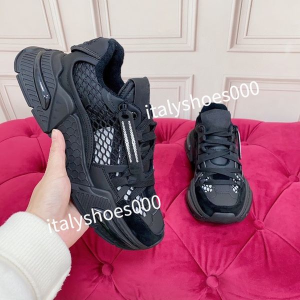 

r sneakers mens casual shoes platform loafers trainers triangle shoes black leather shoes2023