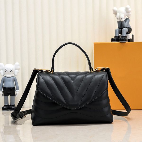 

designer leather bag shoulder bag baguette bag women's single handbag luxury crossbody bag stylish metal buckle wallet handbag