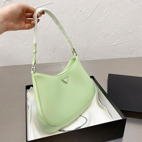 

womens leather cleo shoulder bag luxurys designers handbag women casual totes bags colorful men ourdoor vintage sport pack 2021248q