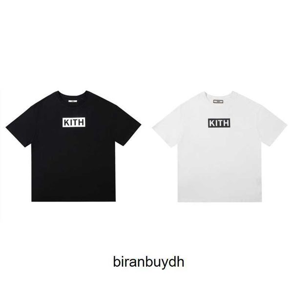 

men's t-shirts kith box american fashion brand loose oversize cotton couple short sleeve t-shirt, White;black