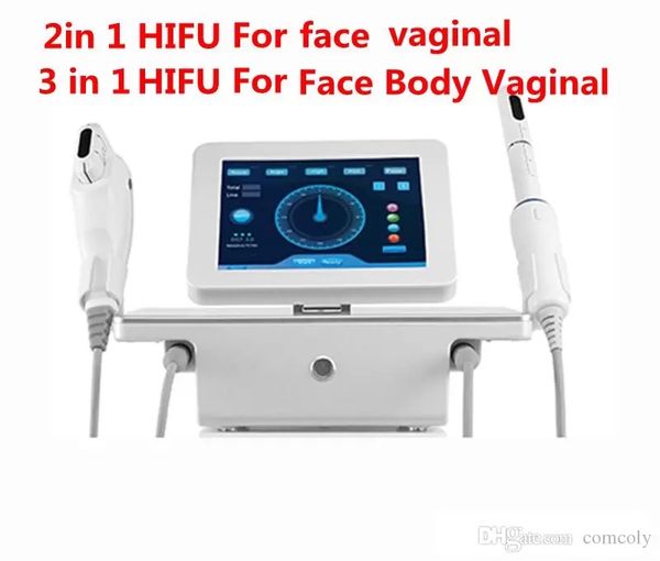 

3 in 1 high intensity focused ultrasound hifu machine wrinkle removal for face lift body slimming vaginal tightening