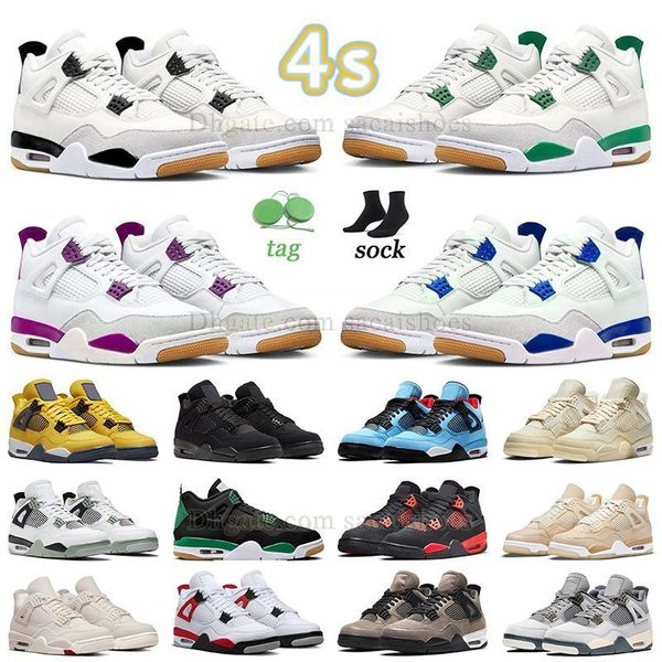 

dhgate jumpman 4 new 4s basketball shoes pine green black cat sapphire sb white cement men women sneaker wild n out pe sail rasta canvas whi