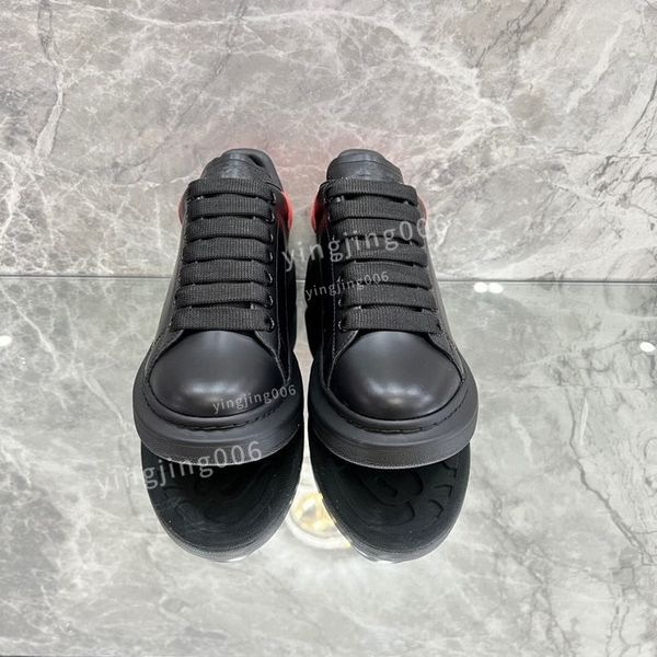 

new men desinger quality sneakers white shoes brand low sneaker leather rubber sole causal shoes2023, Black