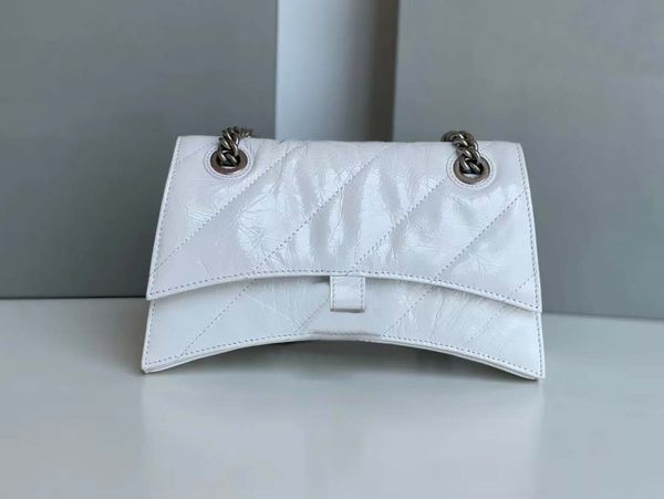 

10a mirror brand hourglass chain bag shoulder bag leather messenger bag.