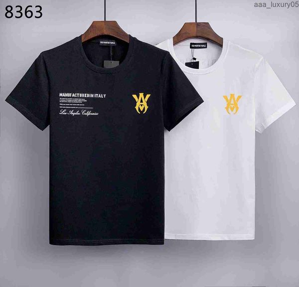 

mens tshirts black white featuring puffed mike brand motif men summer fashion casual streetwear hip hop tshirt tee short sleeve dsquare 2 d2, White;black