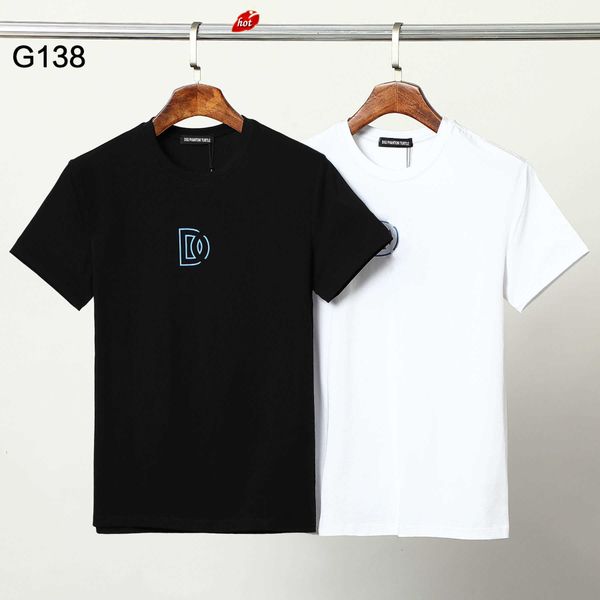

men's t-shirts 2023ss new mens designer t shirt paris fashion tshirts summer pattern t-shirt male 100% cotton 1210 dsquare 2 d2 dsqs ds, White;black