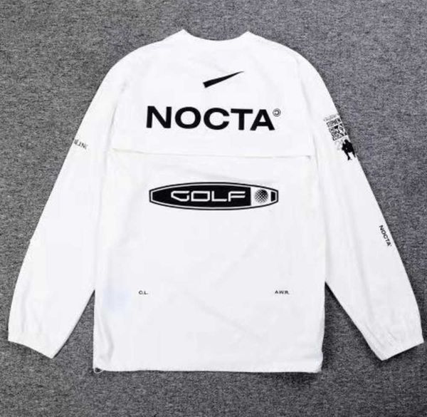 

men's hoodies sweatshirts 2023 us version nocta golf co branded draw breathable quick drying leisures sports t-shirt long sleeve round, Black