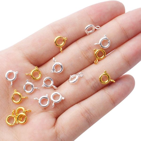 

200pcs spring ring clasp connector diy jewelry making accessories