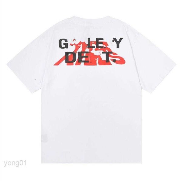

designer men's t-shirts galleryes depts summer gallary shirt alphabet printed star same round neck short sleeve t-shirt for men and wom, White;black