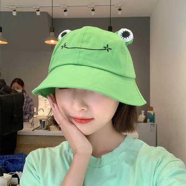 

wide brim hats fashion frog bucket hat for women summer autumn plain women panama outdoor hiking beach fishing cap sunscreen female sunhat b, Blue;gray