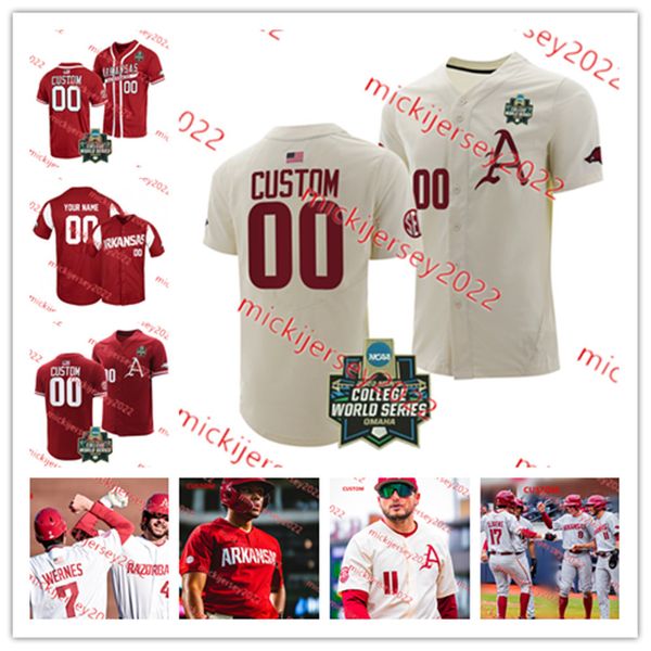 

craig gentry brett eibner arkansas baseball jersey jalen beeks 7 cayden wallace 4 jalen battles 13 connor noland arkansas jerseys custom sti, Black