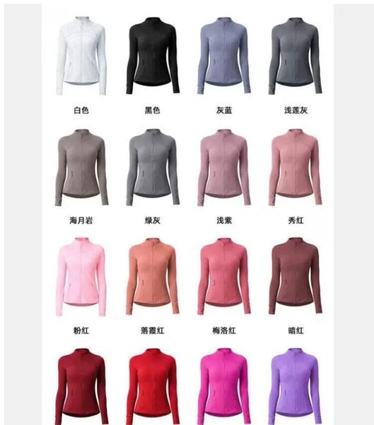 

jacket sports define running tight standing neck zipper cardigan yoga suit jacket women's jacket bs