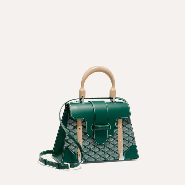 

luxury tote handbag designer bags women's mens handle leather clutch bag classic messenger saddle purse crossbody wooden handle with bo