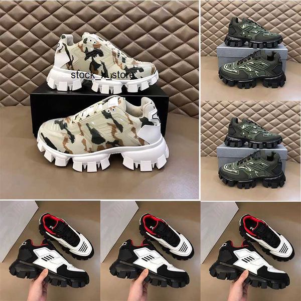 

new designer shoes men and women cloudbust thunder knit designer oversized women's shoes lightweight rubber sole 3d casual shoes, Black