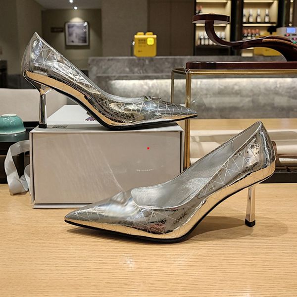 

2023 women casual shoes high heels pumps dress shoes black leather pointed toe fashion women wedding party dress shoes -251
