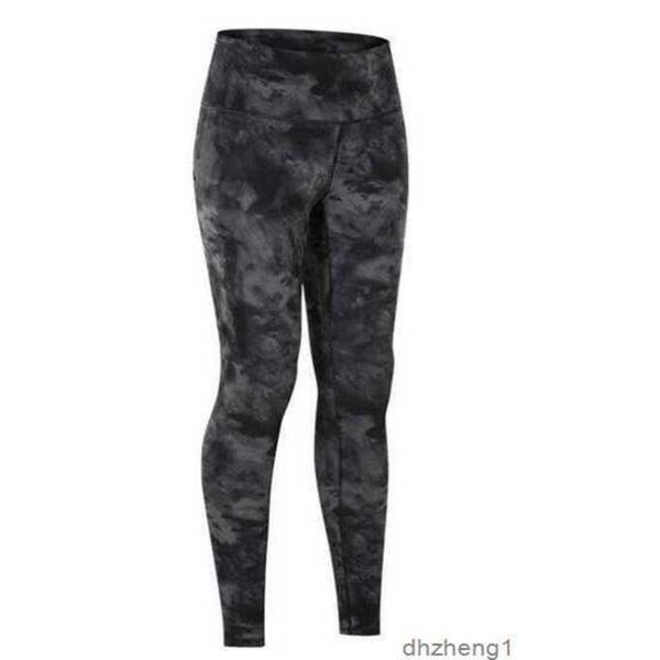 

women's & l 32 yoga leggings tie dye gym clothes women high waist running fitness sports full length pants trouses workout capris leggi, Black;white
