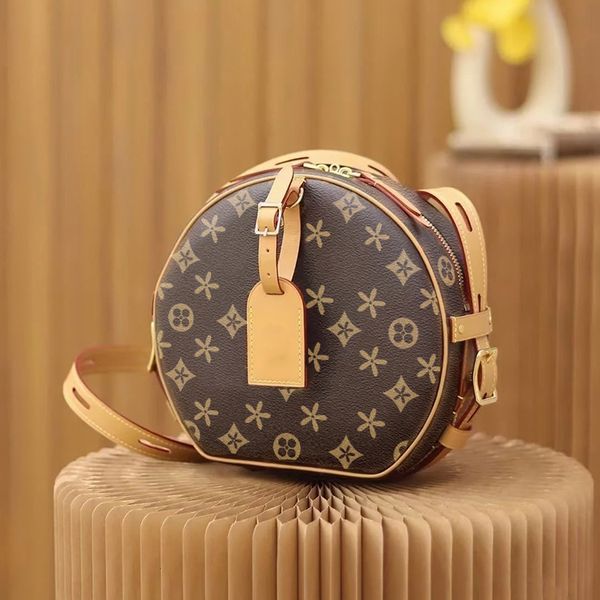 

m45647 2023 2size tote clutch bag petite boite chapeau boite louvis womens mens handbag hobo cross body luxury designer brown flower weekend
