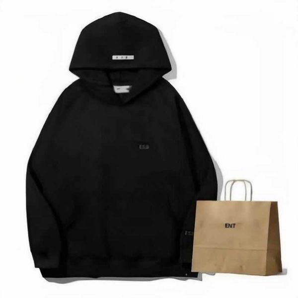 

ess 2023 designer warm hooded hoodies sweater men's women's fashion streetwear pullover sweatshirt loose hoodie couple clothing es, Black