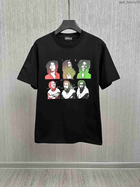 

mens tshirts mens designer t shirts black white postcards skater tshirt men summer fashion casual street tshirt plus size mxxx dsquare 2 d2, White;black