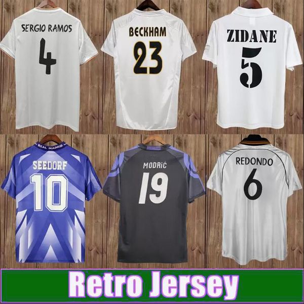 

raul beckham mens real madrids retro soccer jerseys ronaldo alonso seedorf zidane cannavaro r.carlos kaka' sergio ramos home away goalk, Black;yellow