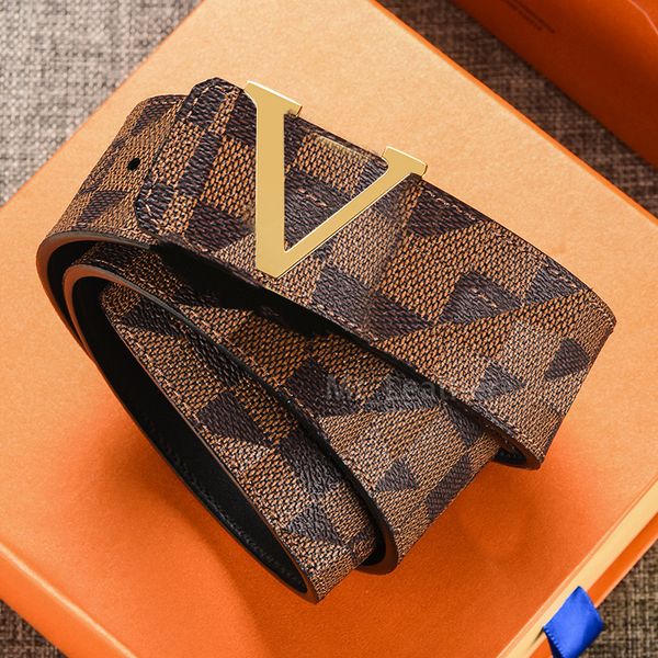 

mens designer belts classic fashion buckle genuine leather belt width 4.0cm highly quality with orange box luxury beltss men belt, Black;brown